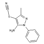 [(5-amino-3-methyl-1-phenyl-1H-pyrazol-4-yl)sulfanyl]formonitrile