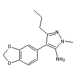 4-(1,3-benzodioxol-5-yl)-1-methyl-3-propyl-1H-pyrazol-5-amine