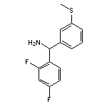 (2,4-difluorophenyl)[3-(methylsulfanyl)phenyl]methanamine