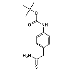 tert-butyl N-[4-(carbamothioylmethyl)phenyl]carbamate