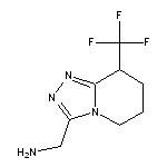 [8-(trifluoromethyl)-5H,6H,7H,8H-[1,2,4]triazolo[4,3-a]pyridin-3-yl]methanamine