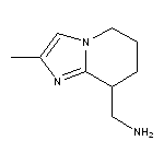 {2-methyl-5H,6H,7H,8H-imidazo[1,2-a]pyridin-8-yl}methanamine