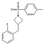 3-[(2-fluorophenyl)methyl]-1-[(4-methylbenzene)sulfonyl]azetidine