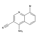 4-amino-8-bromoquinoline-3-carbonitrile