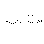 N’-hydroxy-2-(2-methylpropoxy)propanimidamide