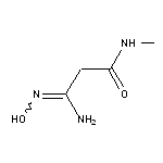 2-(N’-hydroxycarbamimidoyl)-N-methylacetamide