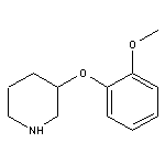 3-(2-Methoxyphenoxy)piperidine