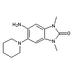 5-Amino-1,3-dimethyl-6-(1-piperidyl)benzimidazol-2(3H)-one