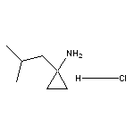 1-(2-methylpropyl)cyclopropan-1-amine hydrochloride