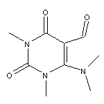 6-(dimethylamino)-1,3-dimethyl-2,4-dioxo-1,2,3,4-tetrahydropyrimidine-5-carbaldehyde