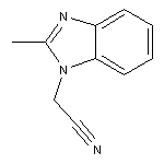 (2-methyl-1H-benzimidazol-1-yl)acetonitrile