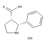 (2R,3S)-2-Phenylpyrrolidine-3-carboxylic Acid Hydrochloride