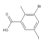 3-bromo-5-iodo-2-methylbenzoic acid