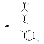 3-[(2,5-difluorophenyl)methoxy]cyclobutan-1-amine hydrochloride