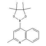 2-methyl-4-(tetramethyl-1,3,2-dioxaborolan-2-yl)quinoline