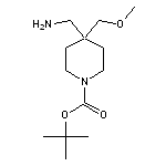 tert-butyl 4-(aminomethyl)-4-(methoxymethyl)piperidine-1-carboxylate