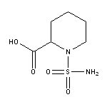 1-sulfamoylpiperidine-2-carboxylic acid