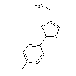 [2-(4-chlorophenyl)-1,3-thiazol-5-yl]methanamine