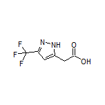 2-[3-(Trifluoromethyl)-5-pyrazolyl]acetic Acid