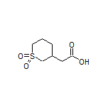 2-(1,1-Dioxidotetrahydro-2H-thiopyran-3-yl)acetic Acid