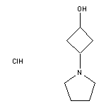 trans-3-(pyrrolidin-1-yl)cyclobutan-1-ol hydrochloride