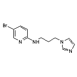 5-bromo-N-[3-(1H-imidazol-1-yl)propyl]pyridin-2-amine