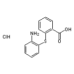 2-[(2-aminophenyl)sulfanyl]benzoic acid hydrochloride