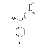 [amino(4-fluorophenyl)methylidene]amino prop-2-enoate