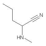 2-(methylamino)pentanenitrile