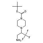 tert-butyl 4-(3-amino-1,1,1-trifluoropropan-2-yl)piperazine-1-carboxylate