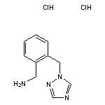 [2-(1H-1,2,4-triazol-1-ylmethyl)phenyl]methanamine dihydrochloride