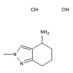 2-methyl-4,5,6,7-tetrahydro-2H-indazol-4-amine dihydrochloride