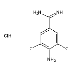 4-amino-3,5-difluorobenzene-1-carboximidamide hydrochloride