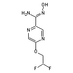 5-(2,2-difluoroethoxy)-N’-hydroxypyrazine-2-carboximidamide