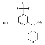 oxan-4-yl[3-(trifluoromethyl)phenyl]methanamine hydrochloride