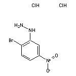 (2-bromo-5-nitrophenyl)hydrazine dihydrochloride