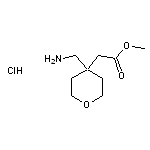 methyl 2-[4-(aminomethyl)oxan-4-yl]acetate hydrochloride