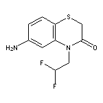 6-amino-4-(2,2-difluoroethyl)-3,4-dihydro-2H-1,4-benzothiazin-3-one