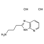 3-{3H-imidazo[4,5-b]pyridin-2-yl}propan-1-amine dihydrochloride