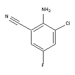 2-amino-3-chloro-5-fluorobenzonitrile