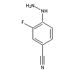 3-fluoro-4-hydrazinylbenzonitrile