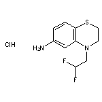 4-(2,2-difluoroethyl)-3,4-dihydro-2H-1,4-benzothiazin-6-amine hydrochloride