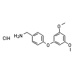 [4-(3,5-dimethoxyphenoxy)phenyl]methanamine hydrochloride