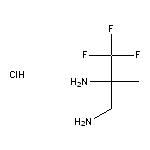 3,3,3-trifluoro-2-methylpropane-1,2-diamine hydrochloride