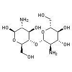 (2R,3R,4R,5S,6R)-3-amino-5-{[(2S,3R,4R,5S,6R)-3-amino-4,5-dihydroxy-6-(hydroxymethyl)oxan-2-yl]oxy}-6-(hydroxymethyl)oxane-2,4-diol