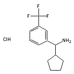 cyclopentyl[3-(trifluoromethyl)phenyl]methanamine hydrochloride