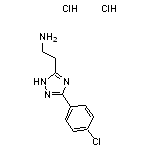 2-[3-(4-chlorophenyl)-1H-1,2,4-triazol-5-yl]ethan-1-amine dihydrochloride