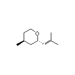 (2S,4S)-4-Methyl-2-(2-methyl-1-propenyl)tetrahydro-2H-pyran