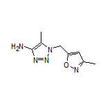 5-Methyl-1-[(3-methyl-5-isoxazolyl)methyl]-1H-1,2,3-triazol-4-amine