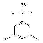 3-bromo-5-chlorobenzene-1-sulfonamide